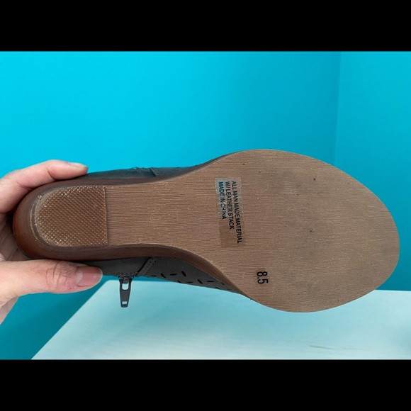 Granger perforated wedge bootie Clearance